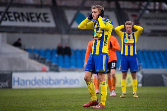 Eskilsminnes Dennis Olsson deppar