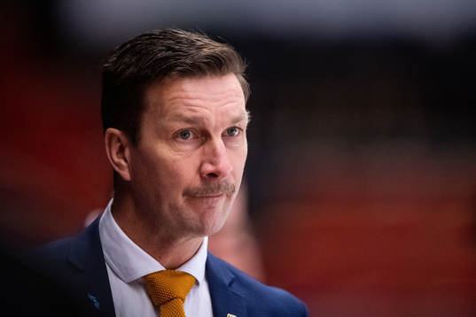 Färjestads huvudtränare Johan Pennerborn