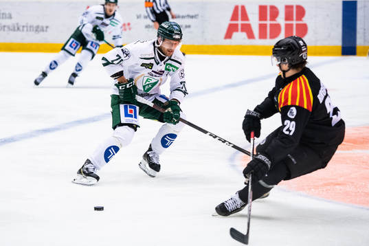 Färjestads Jacob Nilsson och Brynäs Oscar Birgersson