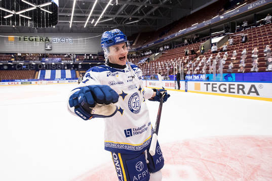 Leksands Martin Karlsson jubel