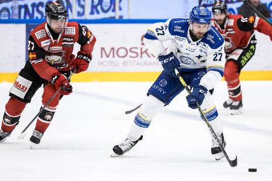 Malmö Redhawks Ponthus Westerholm och Leksands Marek