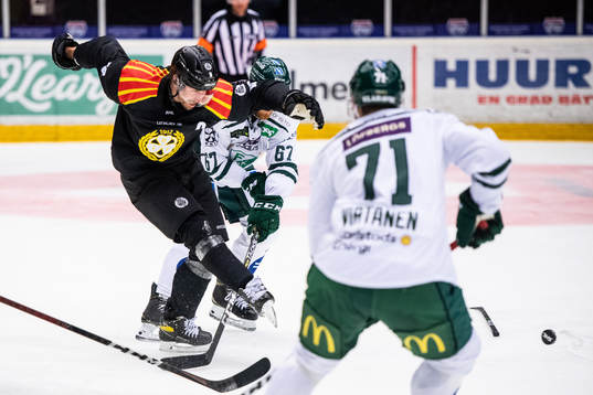 Brynäs Anton Rödin och Färjestads Pontus Widerström