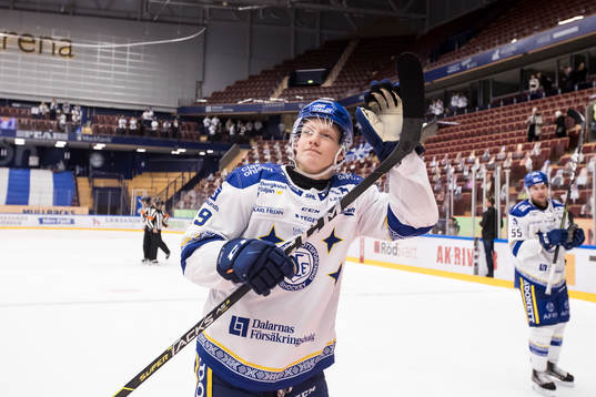 Leksands Emil Heineman jubel