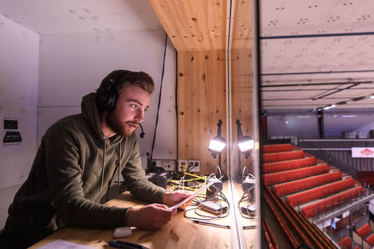 Sveriges Radios reporter Sigge Sanner