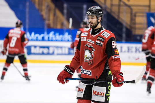 Malmö Redhawks Joe Veleno deppar
