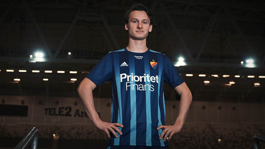 På denna handout-bild från Djurgårdens IF Fotboll