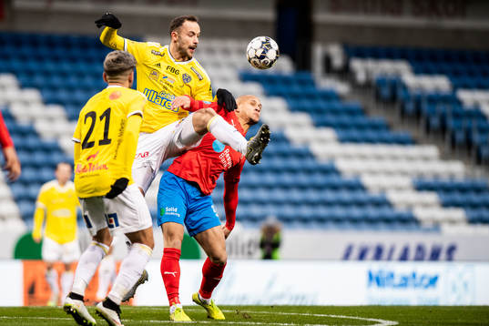 Falkenbergs Grégoire Amiot och Helsingborgs Anthony van
