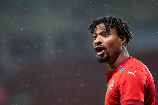Helsingborgs Joseph Ceesay agerar
