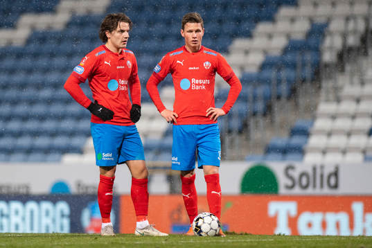 Helsingborgs Max Svensson och Brandur Hendriksson Olsen