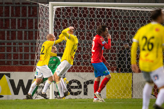 Falkenbergs Christoffer Carlsson och Gustaf Nilsson deppar