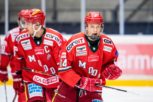 Modos Kevin Arvidsson jublar