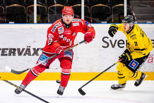 Modos Patrik Karlkvist och Västerås Gustav Berglund