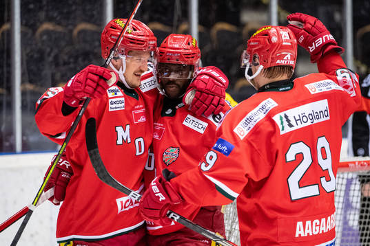 Modos Patrik Karlkvist, Edwin Hedberg och Mikkel Aagaard