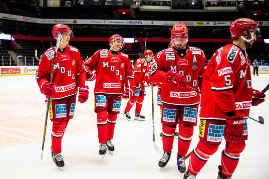 Modos William Wallinder, Jeremias Lindewall och Daniel