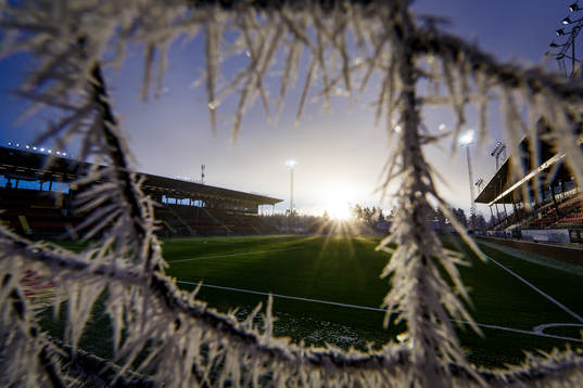 Jämtkraft Arena interiöt i frost
