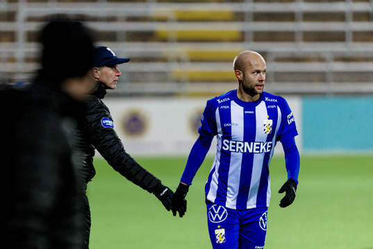 IFK Göteborgs tränare Roland Nilsson och Robin Söder