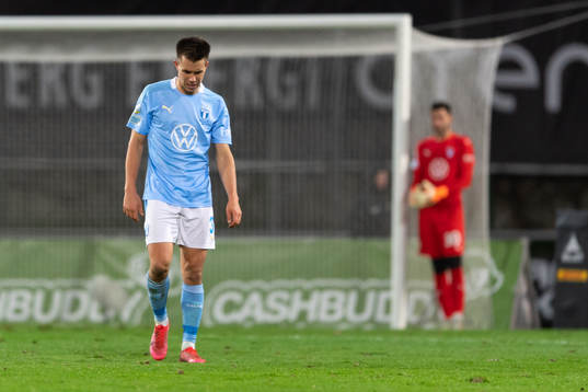 Malmö FFs Jonas Knudsen deppar