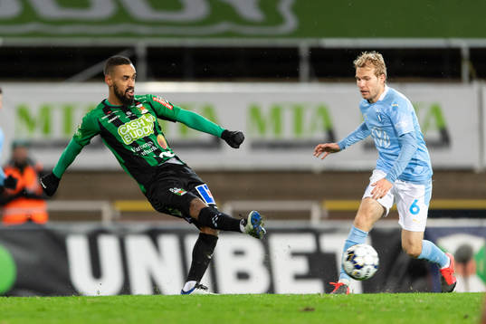 Varbergs Junes Barny och Malmö FFs Oscar Lewicki