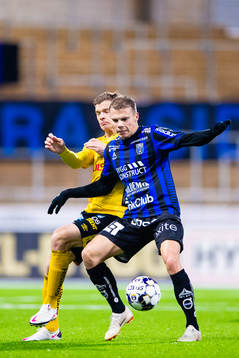 Elfsborgs Samuel Holmén och Sirius Elias Andersson