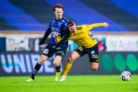 Sirius Hjalmar Ekdal och Elfsborgs Simon Olsson