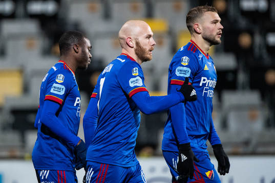 Djurgårdens Magnus Eriksson jublar