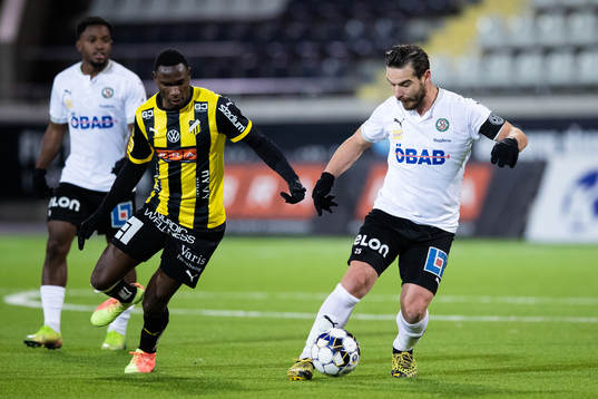 Häckens Godswill Ekpolo och Örebros Nordin Gerzic
