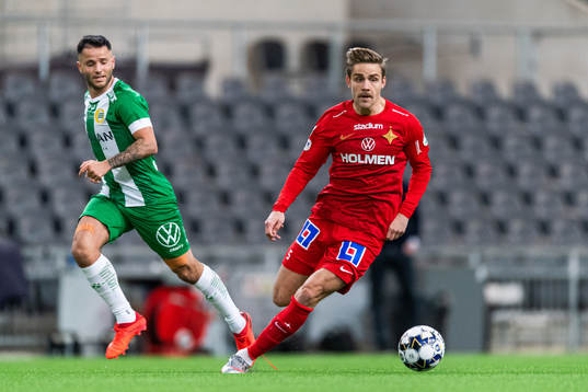 Hammarbys Mohanad Jeahze och IFK Norrköpings Christoffer