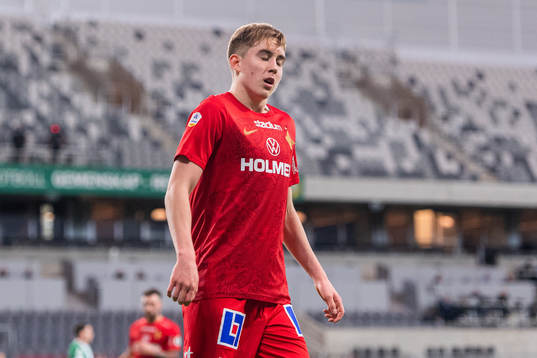 IFK Norrköpings Isak Bergmann Johannesson deppar