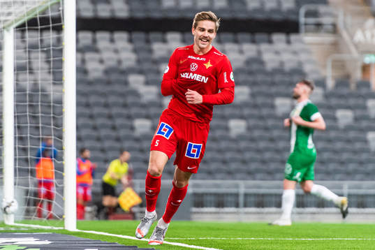 IFK Norrköpings Christoffer Nyman jublar