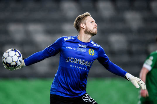 Hammarbys målvakt David Ousted