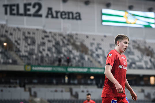 IFK Norrköpings Isak Bergmann Johannesson deppar