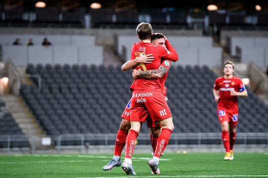 IFK Norrköpings Christoffer Nyman och Sead Haksabanovic
