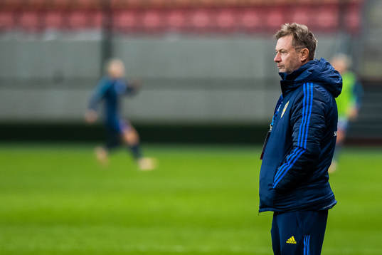 Peter Gerhardsson, head coach of Sweden