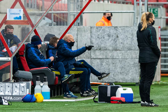 Peter Gerhardsson, head coach, and Magnus Wikman, assistant