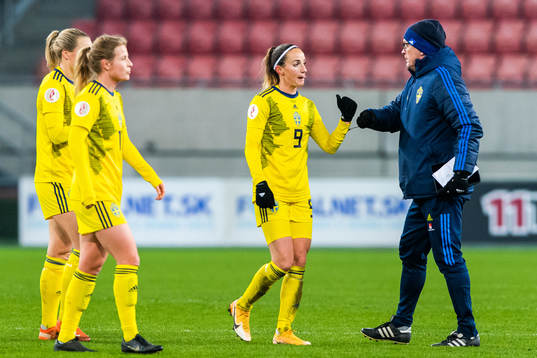 Anna Anvegård, Magdalena Eriksson and Kosovare Asllani