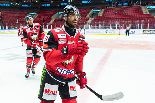 Malmö Redhawks Joseph Veleno jublar