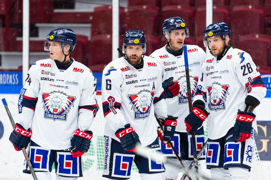 Linköpings Petteri Nikkilä, Jonas Holös och Henrik