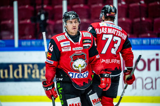Malmö Redhawks Jesper Jensen Aabo och Adam Ollas Mattsson