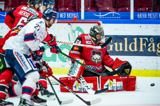 Malmö Redhawks målvakt Oscar Alsenfelt