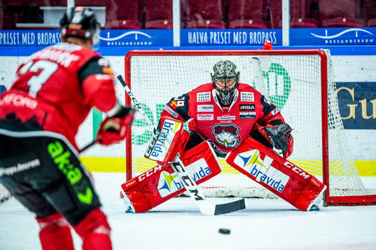 Malmö Redhawks målvakt Oscar Alsenfelt