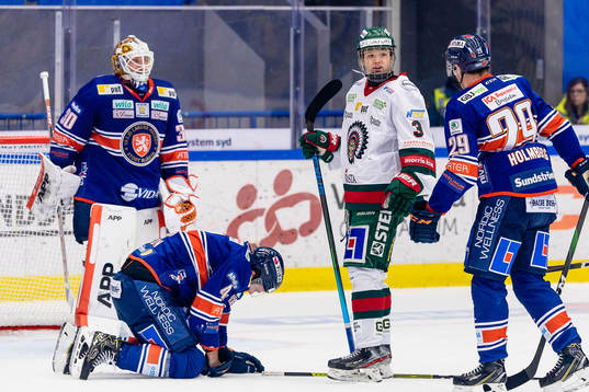 Växjös Tim Erixon och Frölundas Liam Dower Nilsson