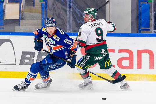 Växjös Ilari Melart  och Frölundas Jan Mursak
