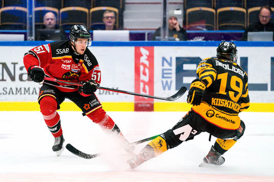 Luleås Filip Hållander och Skellefteås Tuomas Kiiskinen
