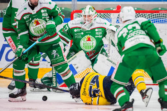 Rögles målvakt Johan Gustafsson