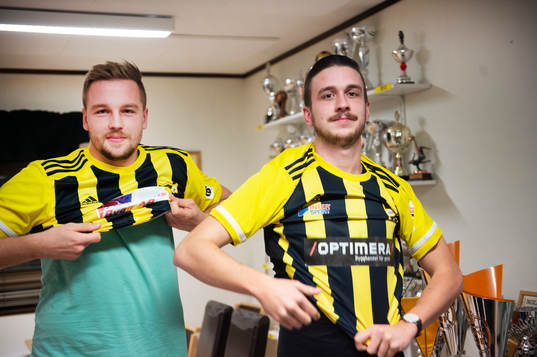 IFK Hässleholms nyförvärv Max Sandberg och Hampus Rydh i