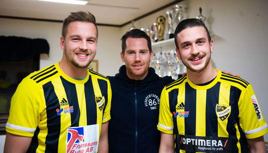 IFK Hässleholms nyförvärv Max Sandberg och Hampus Rydh i