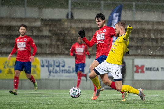 Lunds Victor Wernersson gör 0-1 målet
