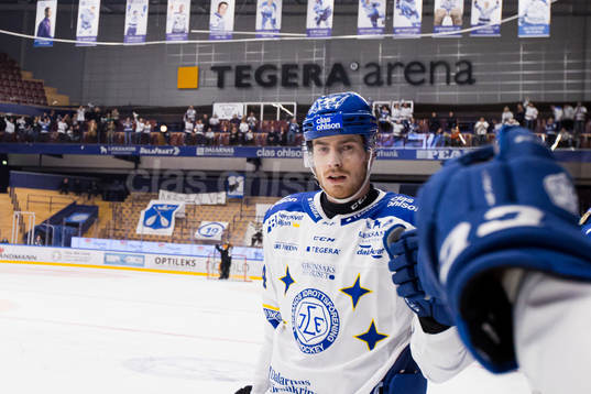 Leksands Peter Cehlarik jublar