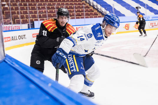 Brynäs Josef Ingman   och Leksands Oskar Lang