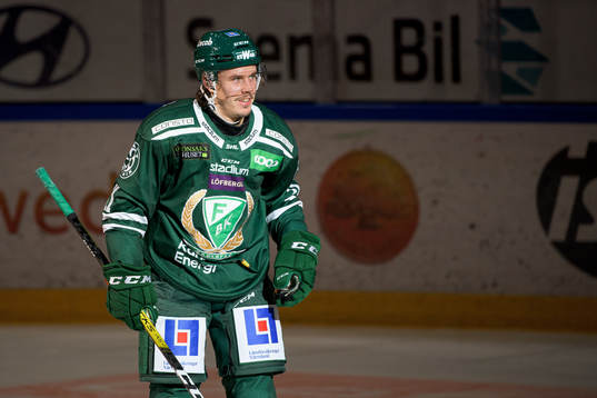 Färjestads Joakim Nygård jublar